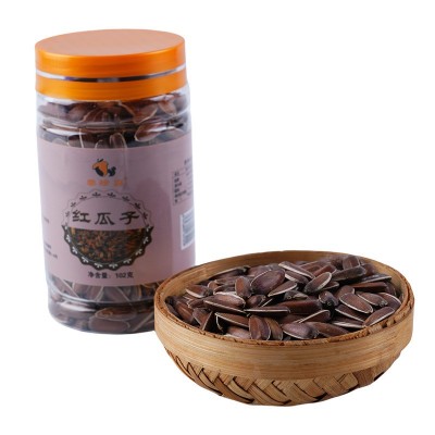 红瓜子批发云南高山红皮干葵花籽原味甜糯生瓜子坚果罐装新货大颗图5