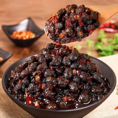 川丫头野山椒豆豉酱238g批发风味豆豉下饭菜拌饭辣椒酱瓶装坛子菜图3
