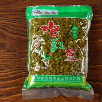 湖南酸豆角袋装酸豇豆泡豇豆开味下饭菜饭店咸菜泡菜酸豆角厂家图2