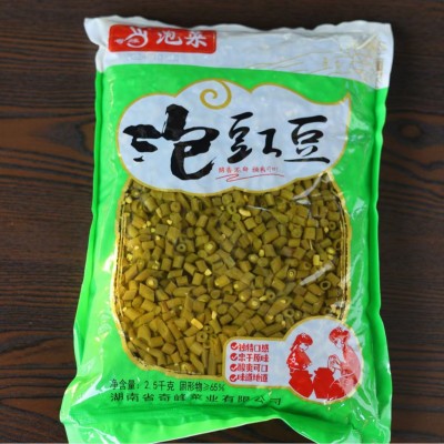 湖南酸豆角下饭菜榨菜酸豇豆小包装泡菜咸菜缸豆小菜早餐配粥稀饭图2