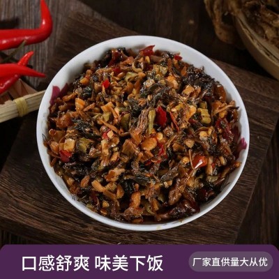 咸菜红油外婆菜自制下饭菜麻辣熟食袋装农家酱菜瓶箱装湖南即食图3