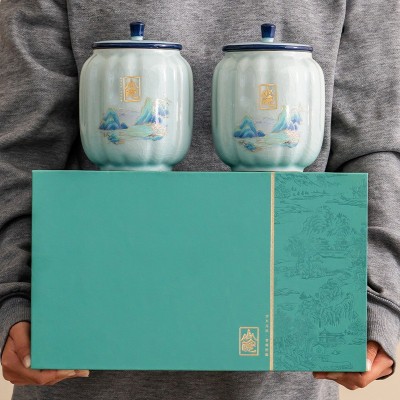 新年茶礼夏天茉莉花茶碧潭级飘雪新绿茶茉莉雪竹银针茶叶散装批发图5