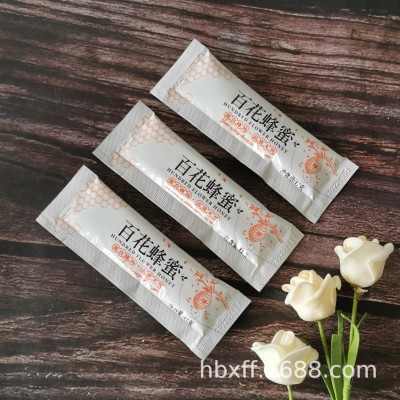 洋槐蜂蜜小袋装 独立包装百花便携装条状散装土蜂蜜袋装 批发厂家
