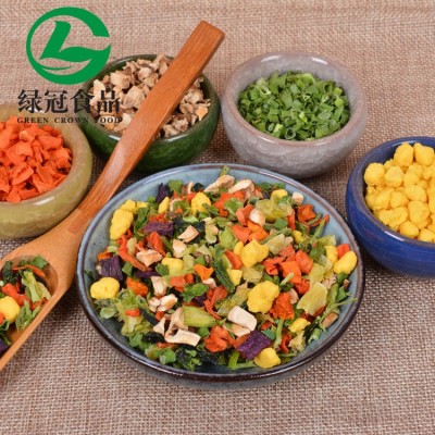 脱水蔬菜胡萝卜高丽菜青梗菜香葱片香菜紫薯香菇鸡蛋粒蔬菜干即食图2