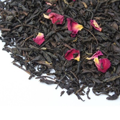 玫瑰红茶 原叶调味红茶 花香茶茶叶餐饮咖啡奶茶店专用原料图5