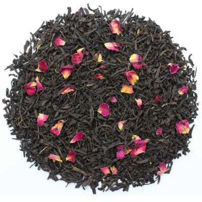 玫瑰红茶 原叶调味红茶 花香茶茶叶餐饮咖啡奶茶店专用原料图2