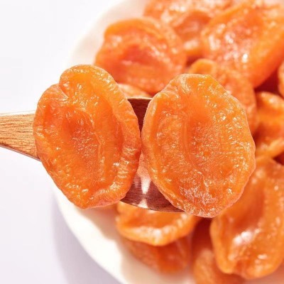 新疆杏脯代发500g无核果脯蜜饯酸甜新货批发新疆红杏干图2