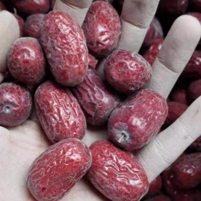 新疆带土红枣若羌灰枣大果批发500g 新货散装红枣肉厚生态土红枣图2