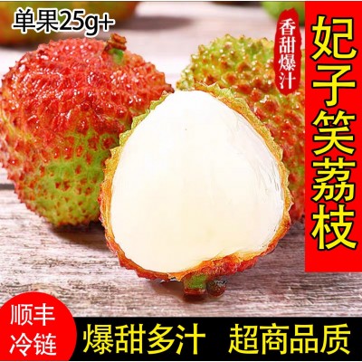 【顺丰包邮】荔枝妃子笑海南季甜老树孕妇应当水果产地现摘冷链发图3
