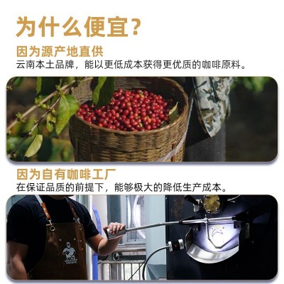 云南小粒蓝山三合一速溶咖啡原味特浓缩卡布奇诺学生酒店办公室图3