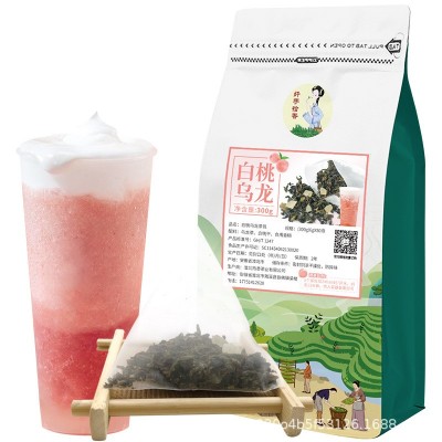 拾香白桃乌龙茶茶包50泡蜜桃乌龙茶三角茶包袋泡茶冷泡茶水果茶图4