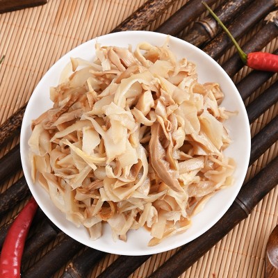 竹聚缘原味烟笋350g笋干袋装烟熏农家自制笋丝笋片厂家批发图3