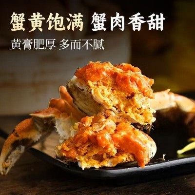螃蟹公5.0两母3.5两8只10只装鲜活大闸蟹鲜活螃蟹大闸蟹图5
