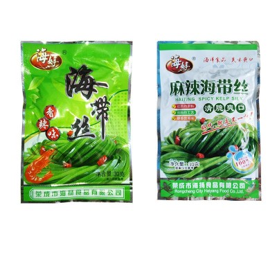 60克30克海婷海带丝开袋即食香辣原味鲜香麻辣味酱菜咸菜包装批发图3