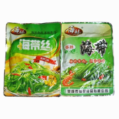 60克30克海婷海带丝开袋即食香辣原味鲜香麻辣味酱菜咸菜包装批发图4
