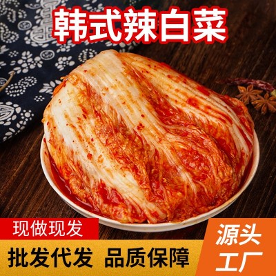 朝鲜族韩国辣白菜2.5kg批发酸甜爽口韩式泡菜 正宗韩式泡菜