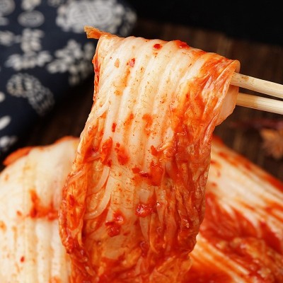 朝鲜族韩国辣白菜2.5kg批发酸甜爽口韩式泡菜 正宗韩式泡菜图2