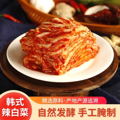 正宗朝鲜族泡菜新东北特产即食下饭菜鲜日期5斤清强辣白菜图3