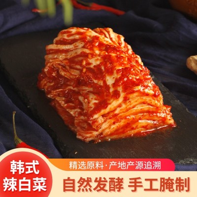 正宗朝鲜族泡菜新东北特产即食下饭菜鲜日期5斤清强辣白菜图2
