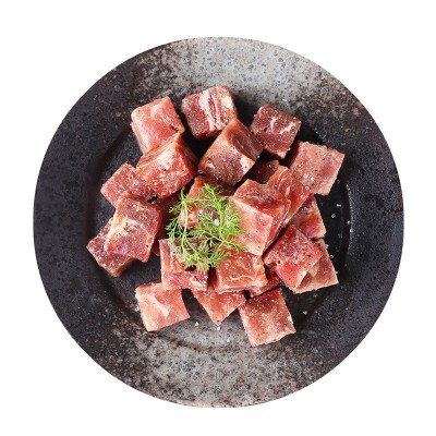 [清真工厂]黑椒牛肉粒新鲜牛肉调理中西餐厅煎烤涮食材现货速发图5