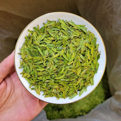 2026新茶 头采明前龙井茶茶叶 散装绿茶批发货源直销500克炒青茶