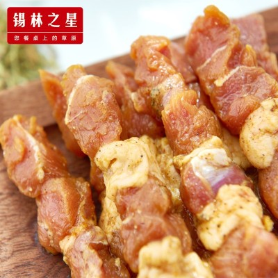 锡林之星 孜然羊肉串内蒙新鲜烧烤食材冷冻腌制羊肉串半成品大串
