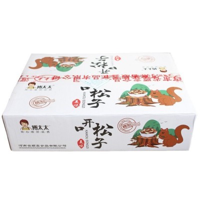 东北特产手剥大松子散装开口原味松子5KG/件大松子批发坚果食品